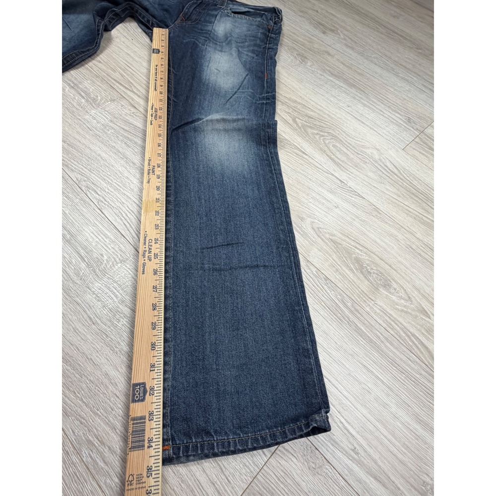 True Religion Vintage Straight Jeans Mens 33 Blue Denim Cotton MDE859LA8‎ - Picture 7 of 11